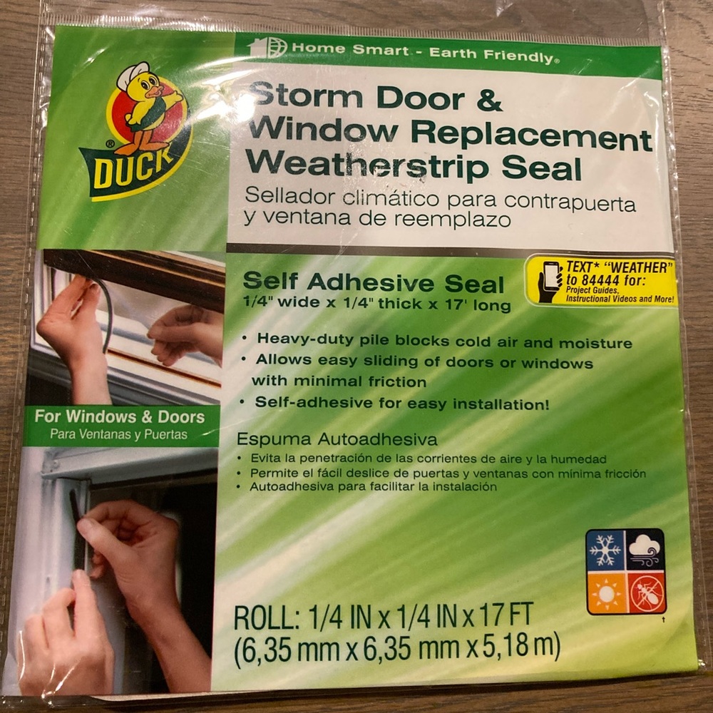 Duck Storm Door & Window Weatherstrip Seal